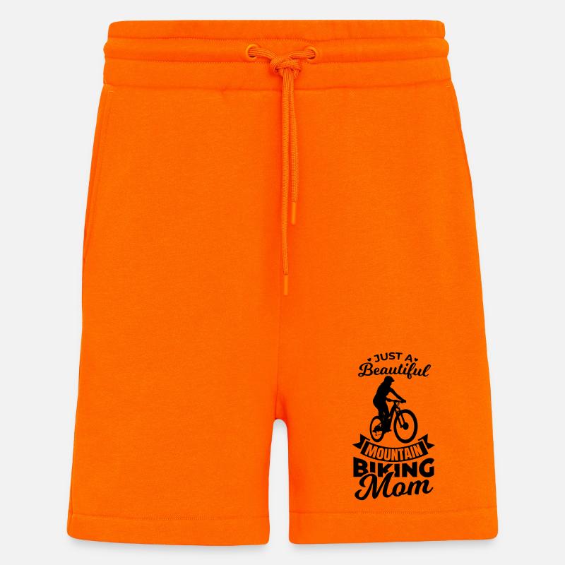 Mountain Biking Mom - Shorts - made by SPREAD - SUNSET ORANGE
