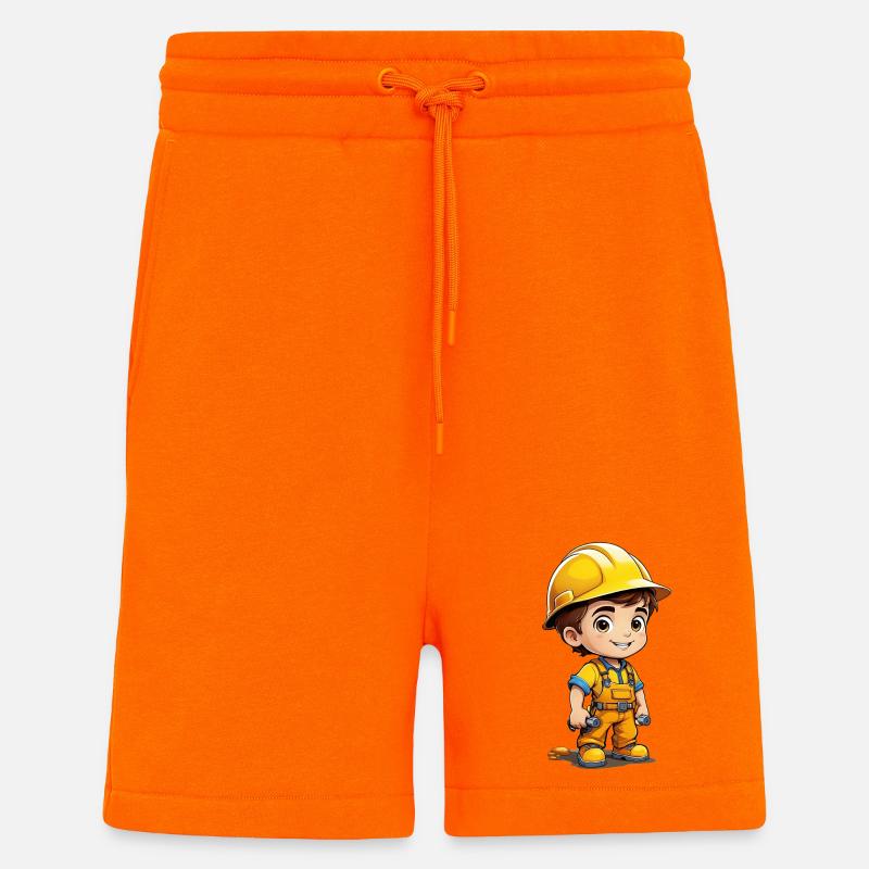 Builder - Shorts - made by SPREAD - SUNSET ORANGE