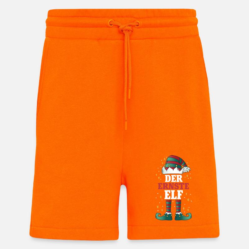 Weihnachten Der Ernste Elf - Shorts - made by SPREAD - SUNSET ORANGE