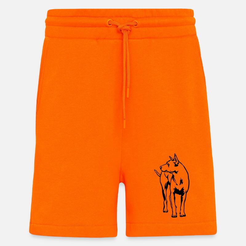 Thaï Ridgeback - Short bio décontracté fabriqué en UE - SUNSET ORANGE