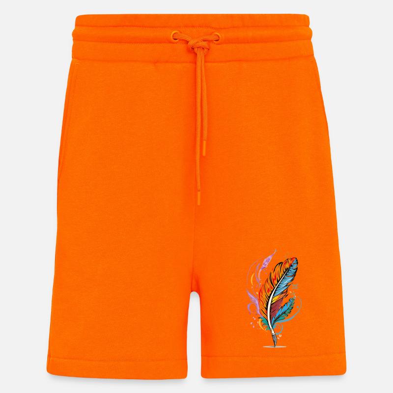 Feather - Shorts - made by SPREAD - SUNSET ORANGE