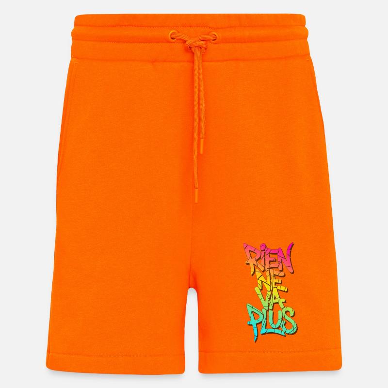 Rien ne va plus - Short bio décontracté fabriqué en UE - SUNSET ORANGE