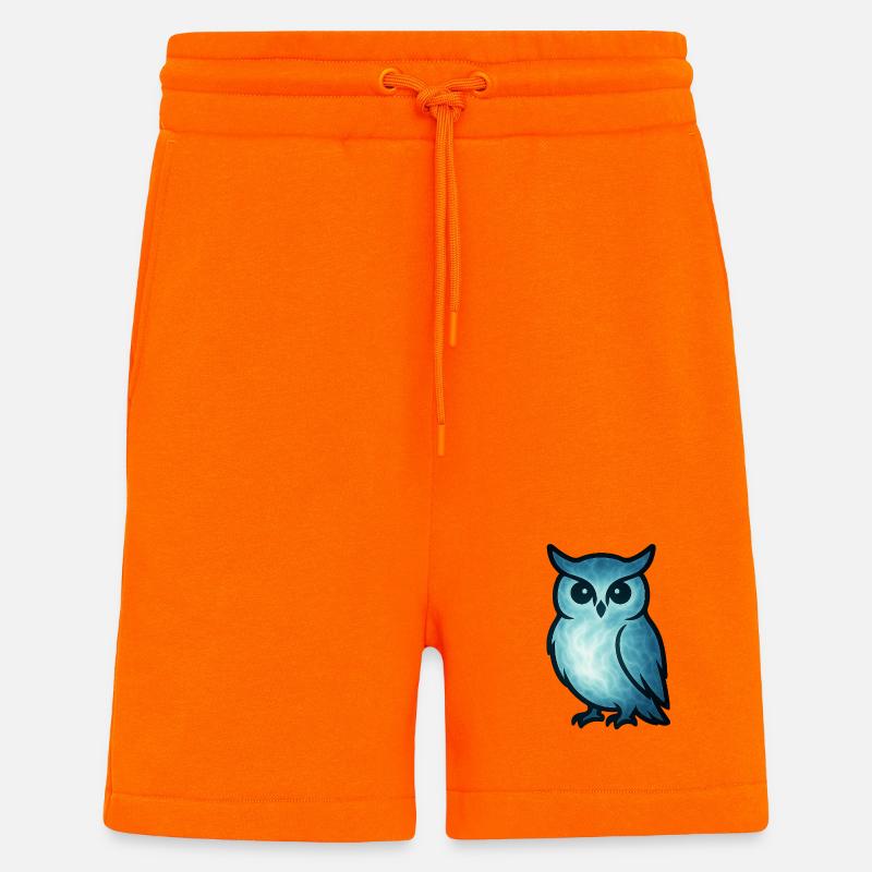 Seelentier und Wächterwesen: Eule - Shorts - made by SPREAD - SUNSET ORANGE