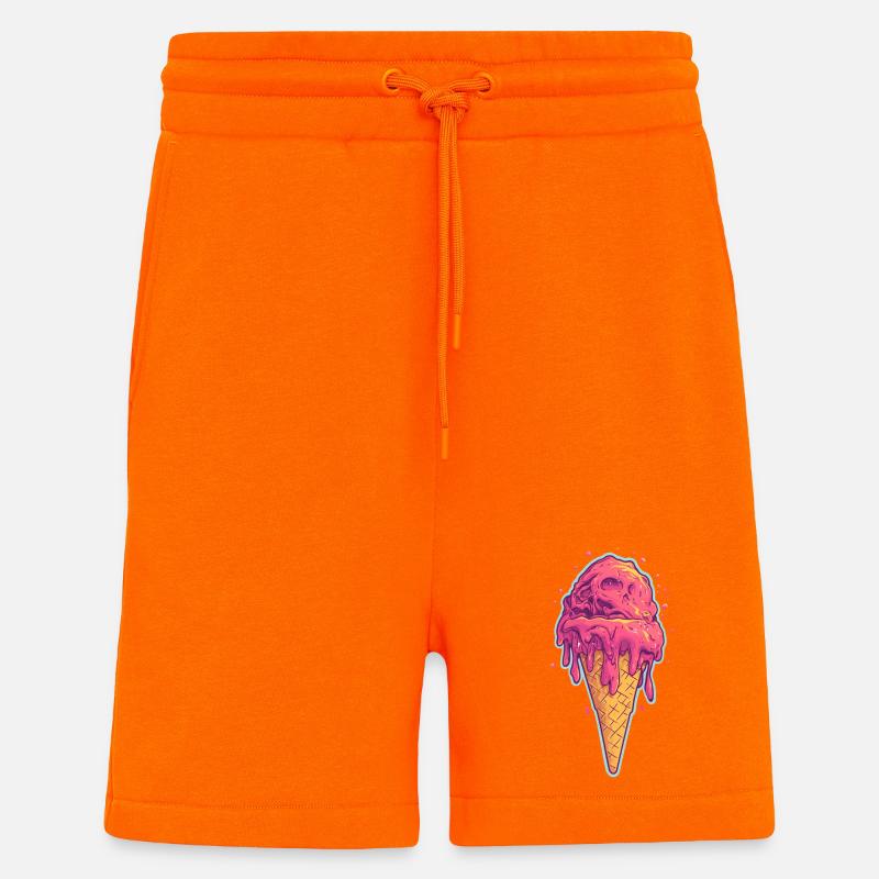 Eiscreme Eis - Shorts - made by SPREAD - SUNSET ORANGE