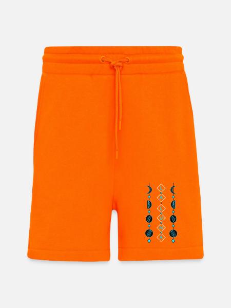 Moon phases - Shorts - made by SPREAD - SUNSET ORANGE