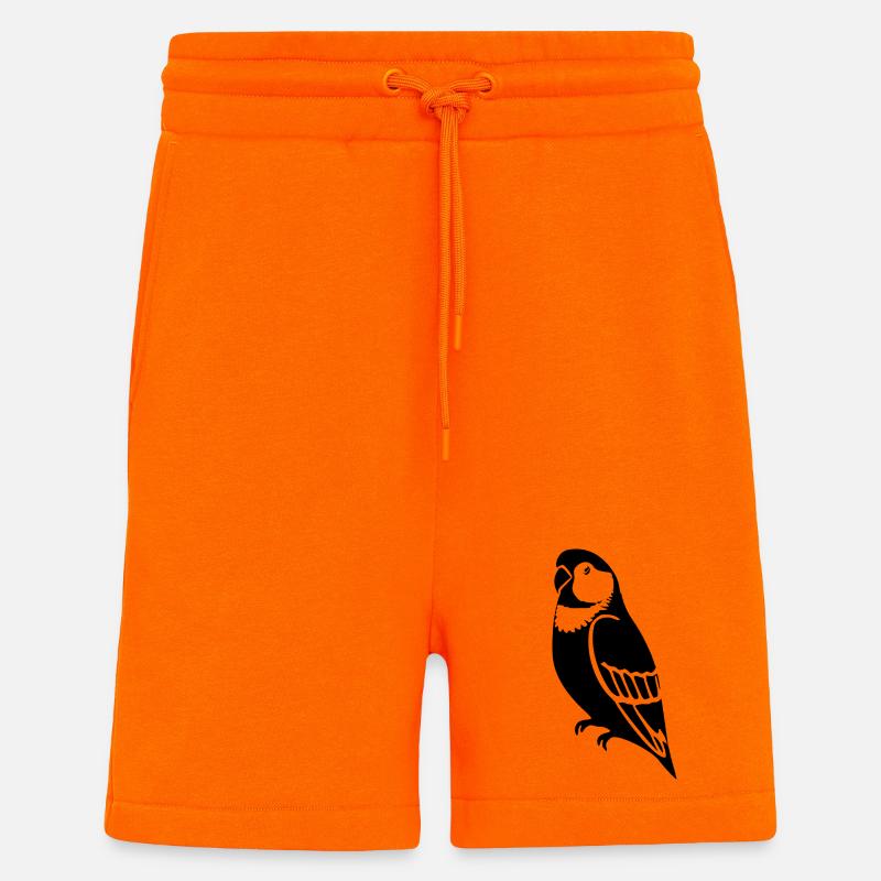 Papageien Vogel Geshenk  - Shorts - made by SPREAD - SUNSET ORANGE