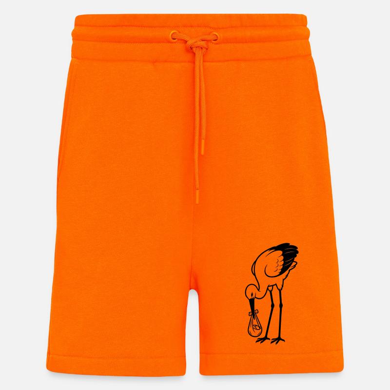 Storch-Baby - Shorts - made by SPREAD - SUNSET ORANGE