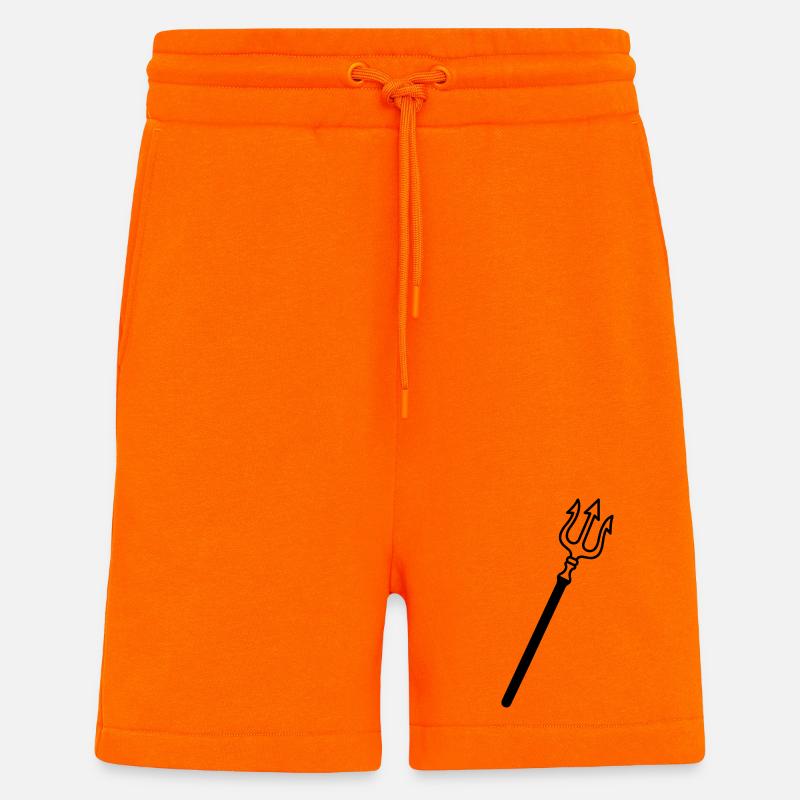 trident - Short bio décontracté fabriqué en UE - SUNSET ORANGE