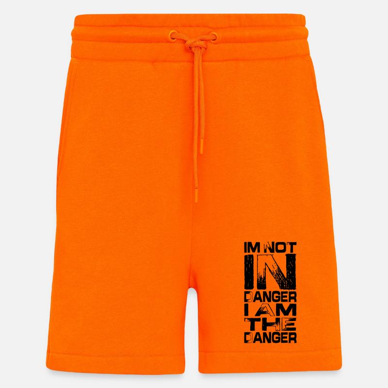 Minimalistischer Horizont - Shorts - made by SPREAD - SUNSET ORANGE