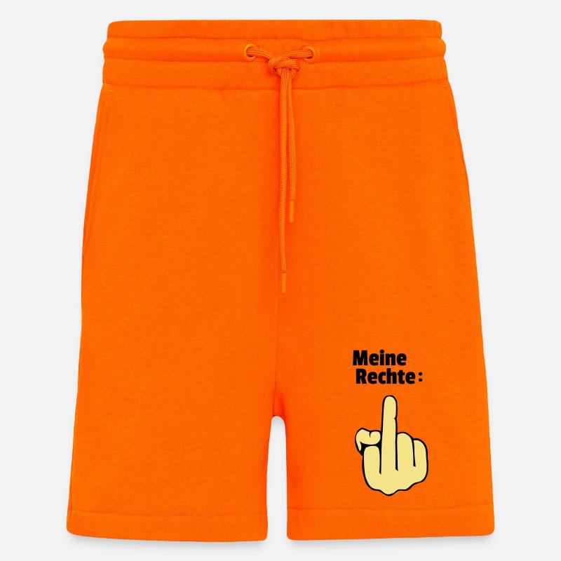 Meine Rechte - Shorts - made by SPREAD - SUNSET ORANGE