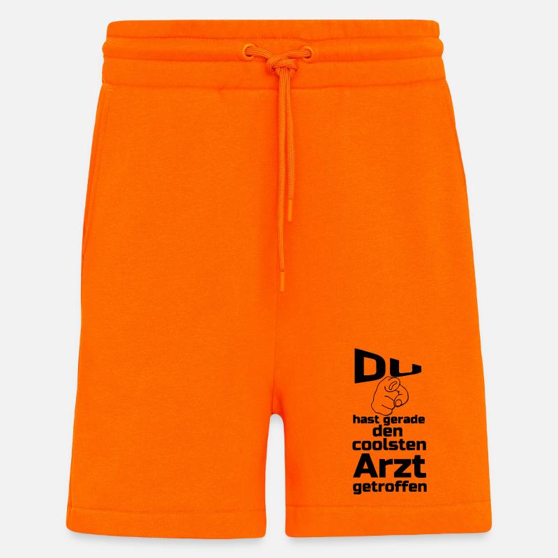 Coolster Arzt Geschenk - Shorts - made by SPREAD - SUNSET ORANGE