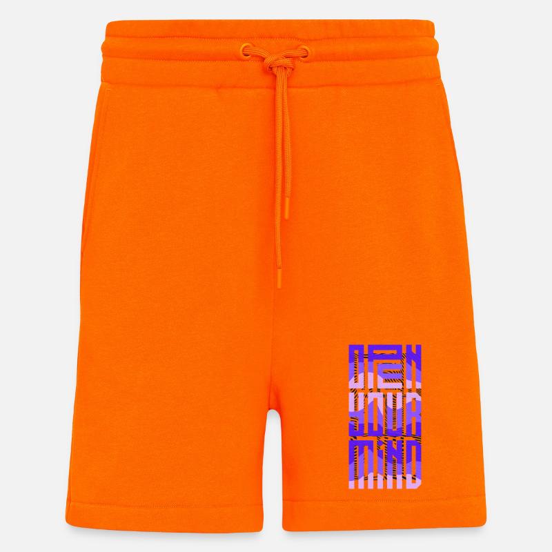Neon Block Gradient - Shorts - made by SPREAD - SUNSET ORANGE
