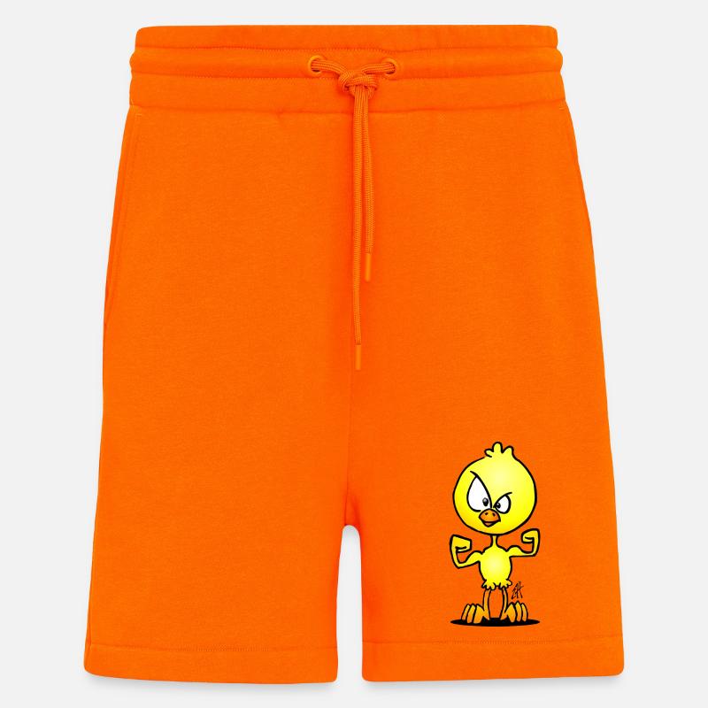 Küken-Power - Shorts - made by SPREAD - SUNSET ORANGE