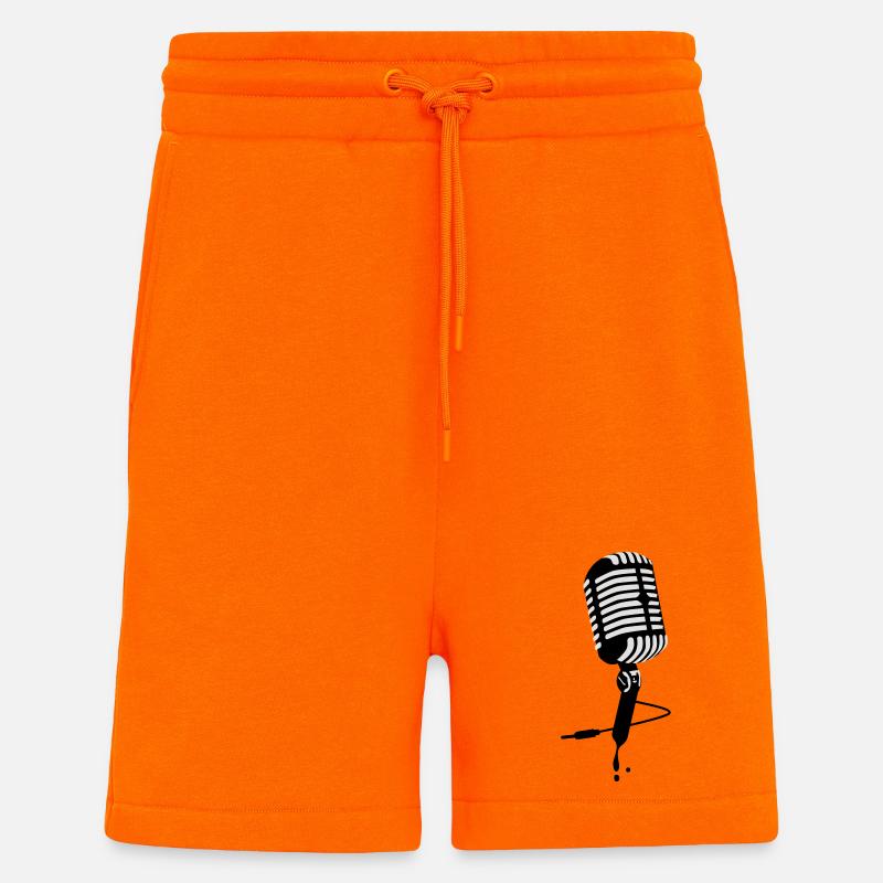 Mikrofon microphone - Shorts - made by SPREAD - SUNSET ORANGE