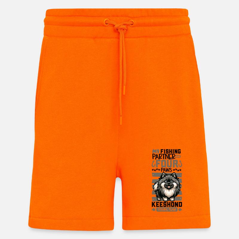 Angeln und Wolfsspitz - Shorts - made by SPREAD - SUNSET ORANGE