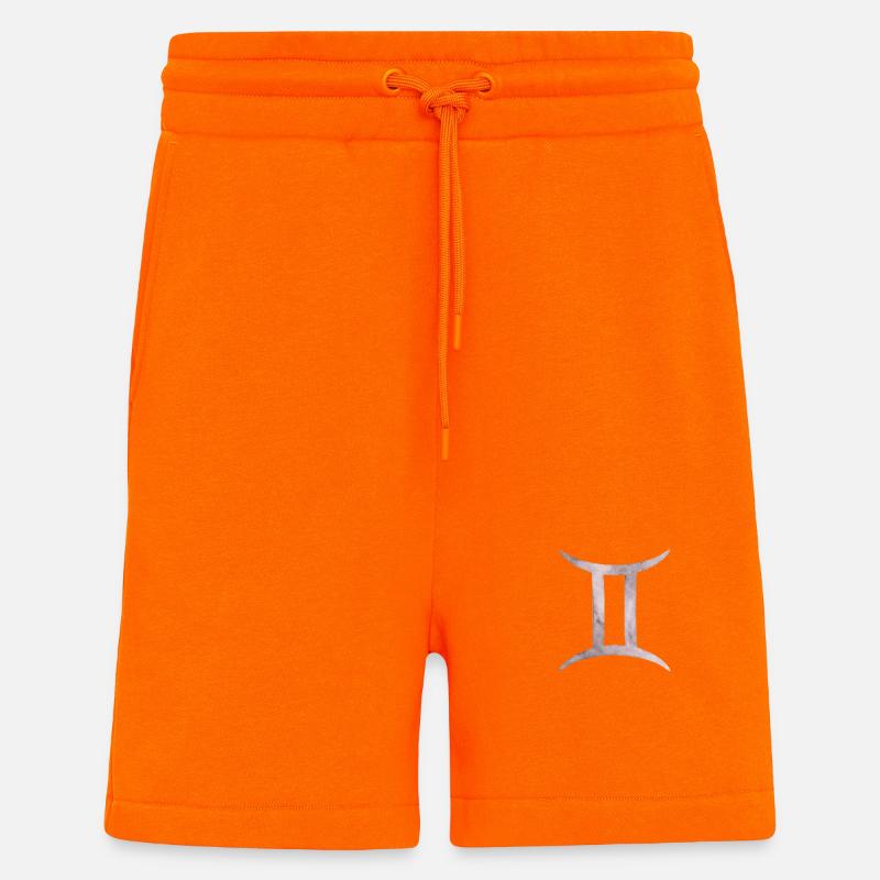Zwilling Sternzeichen - Shorts - made by SPREAD - SUNSET ORANGE