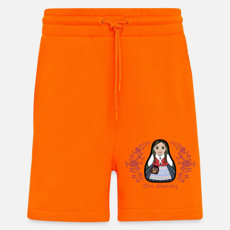 Stora Kopparberg mit Kurbits - Shorts - made by SPREAD - SUNSET ORANGE