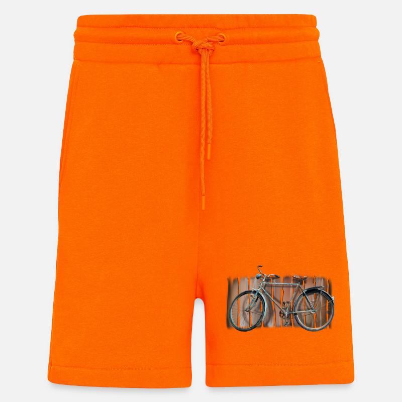 Bicycle - Short bio décontracté fabriqué en UE - SUNSET ORANGE