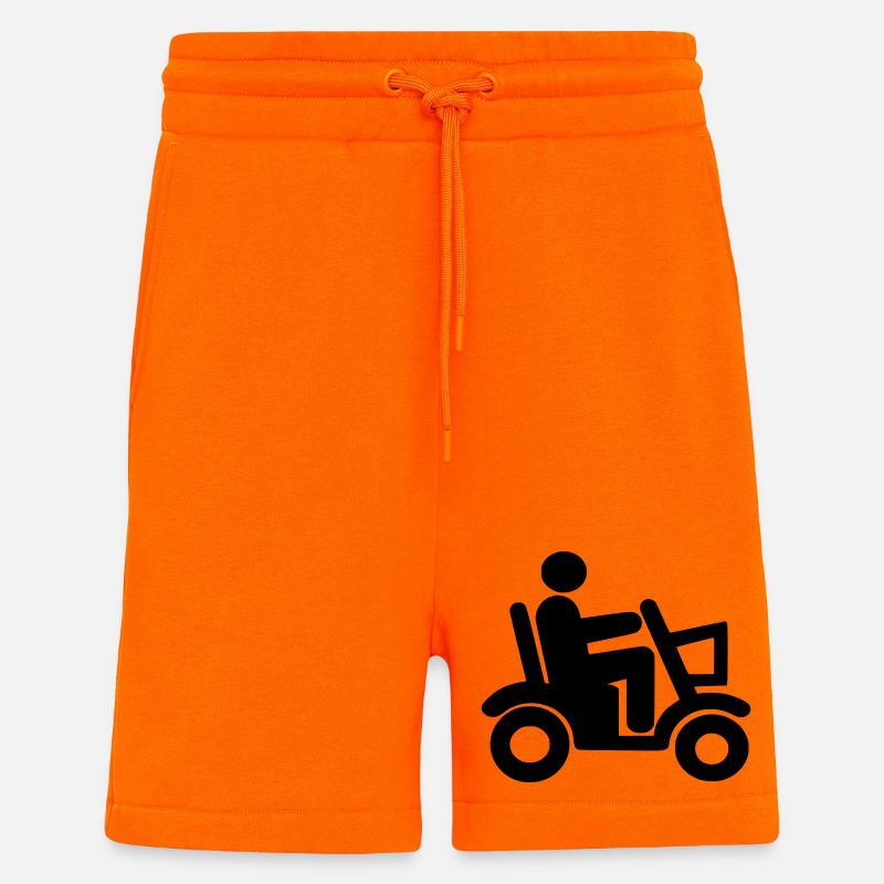 Elektromobil, Rollstuhl, Rolle, Behinderte # - Shorts - made by SPREAD - SUNSET ORANGE
