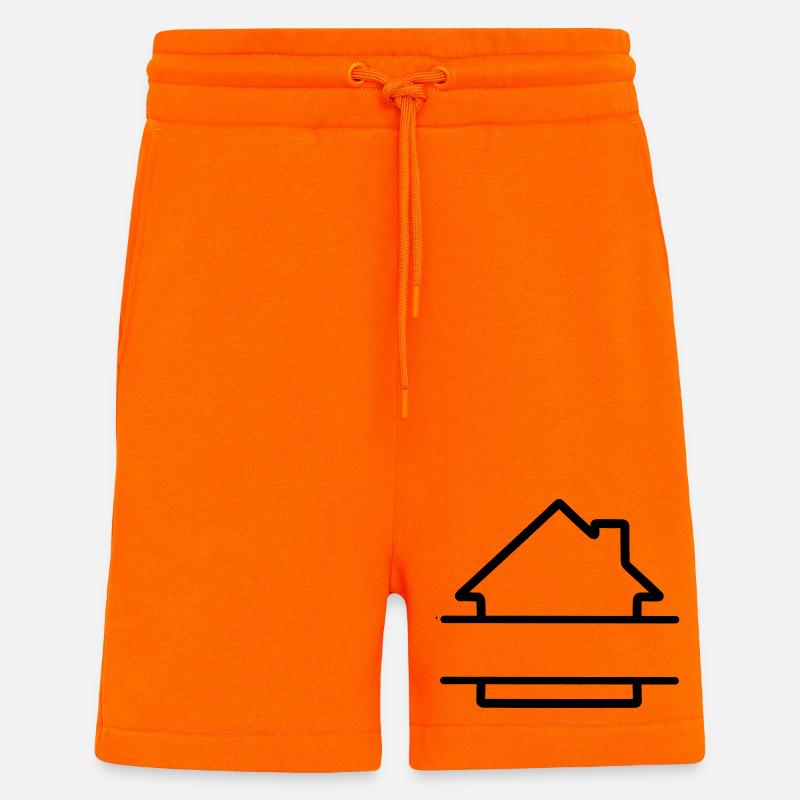 Startseite einfaches Logo-Textbanner - Shorts - made by SPREAD - SUNSET ORANGE