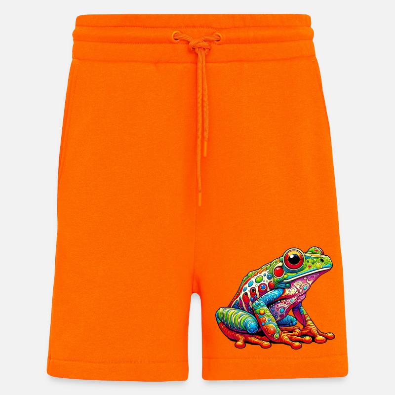 Frog - Shorts - made by SPREAD - SUNSET ORANGE