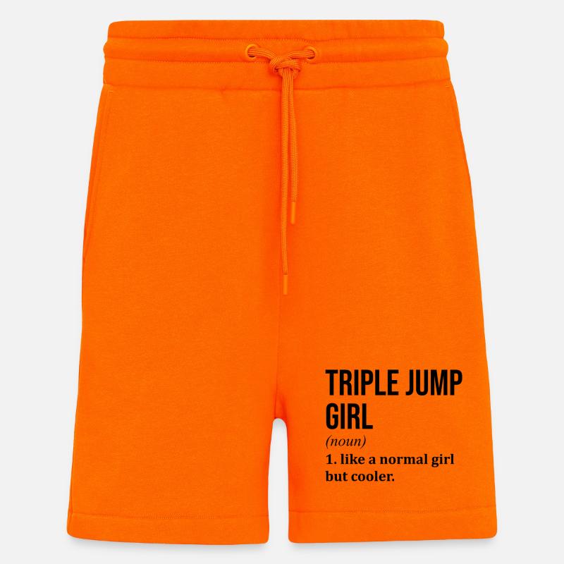 Dreisprung - Shorts - made by SPREAD - SUNSET ORANGE