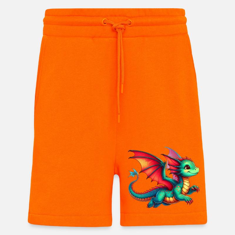 Dragon - Short bio décontracté fabriqué en UE - SUNSET ORANGE