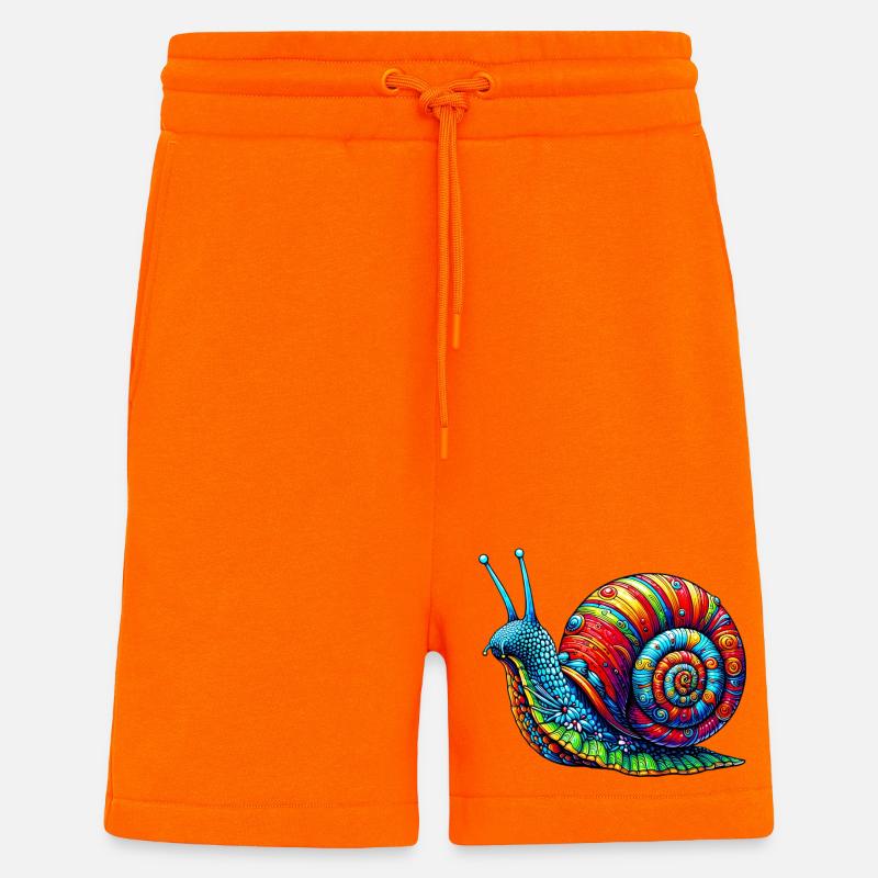 Snail - Shorts - made by SPREAD - SUNSET ORANGE