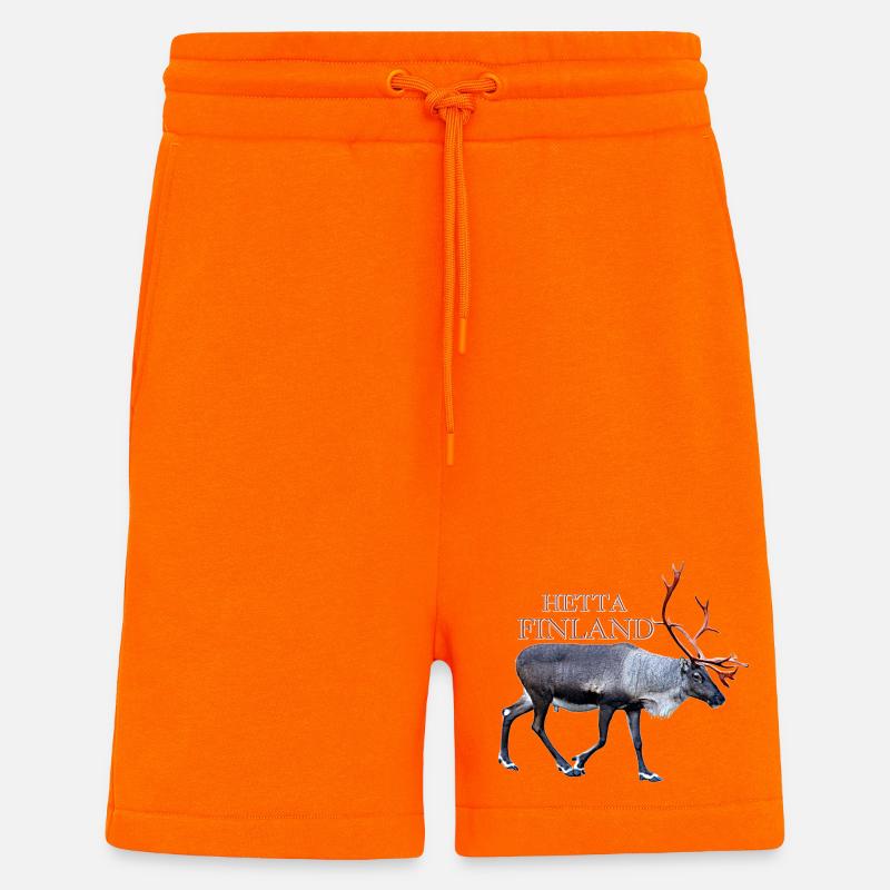 Chaleur - Short bio décontracté fabriqué en UE - SUNSET ORANGE