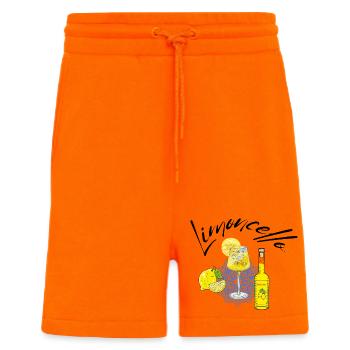 Limoncello – Italian lemon liqueur mediteran - Shorts - made by SPREAD - SUNSET ORANGE - Front