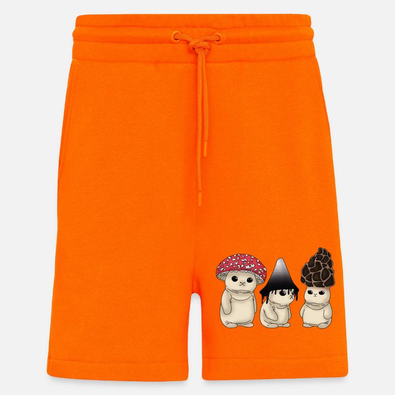 Shroom - Short bio décontracté fabriqué en UE - SUNSET ORANGE