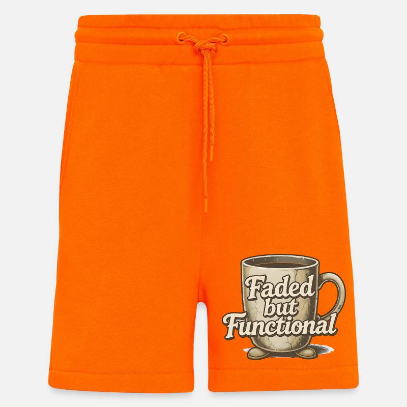 Faded but Functional - Coffee Mug - Shorts - made by SPREAD - SUNSET ORANGE