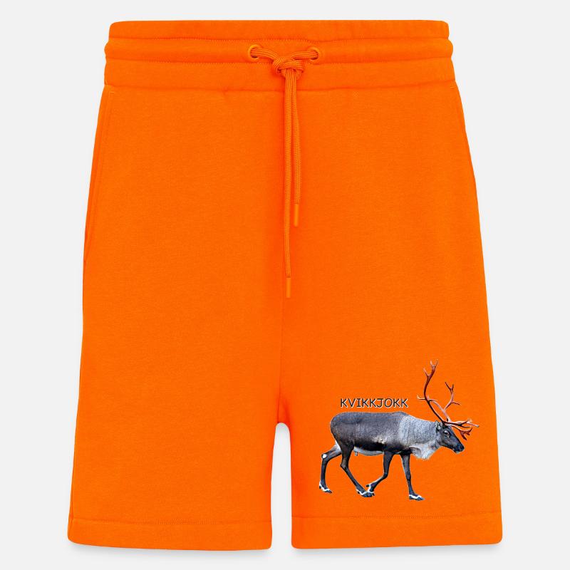 CUISINE RAPIDE - Short bio décontracté fabriqué en UE - SUNSET ORANGE