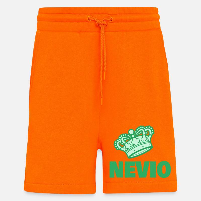 Nevio as a first name - Shorts - made by SPREAD - SUNSET ORANGE