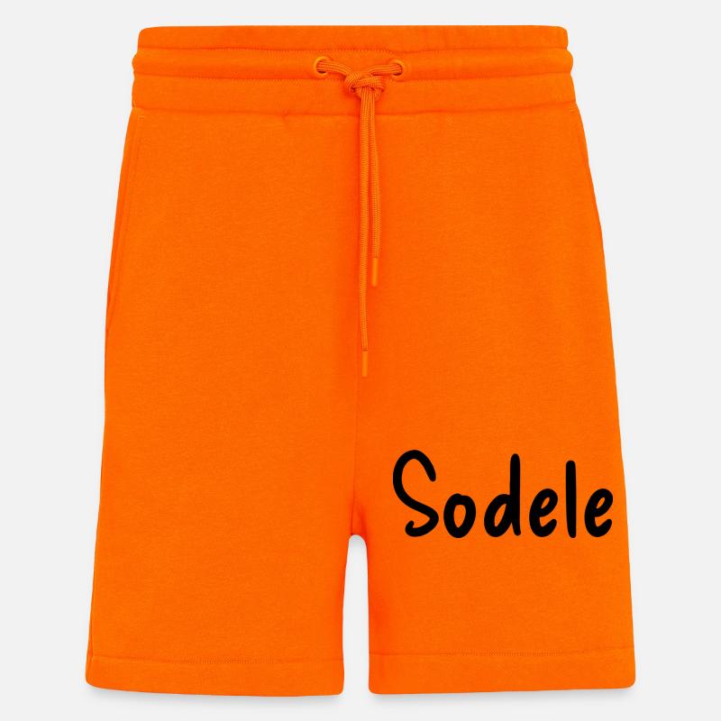 Sodele - Short bio décontracté fabriqué en UE - SUNSET ORANGE