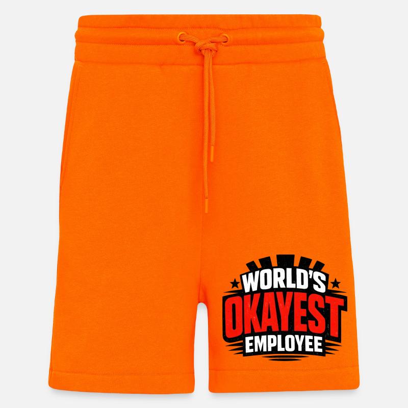 Der beste Mitarbeiter der Welt - Shorts - made by SPREAD - SUNSET ORANGE