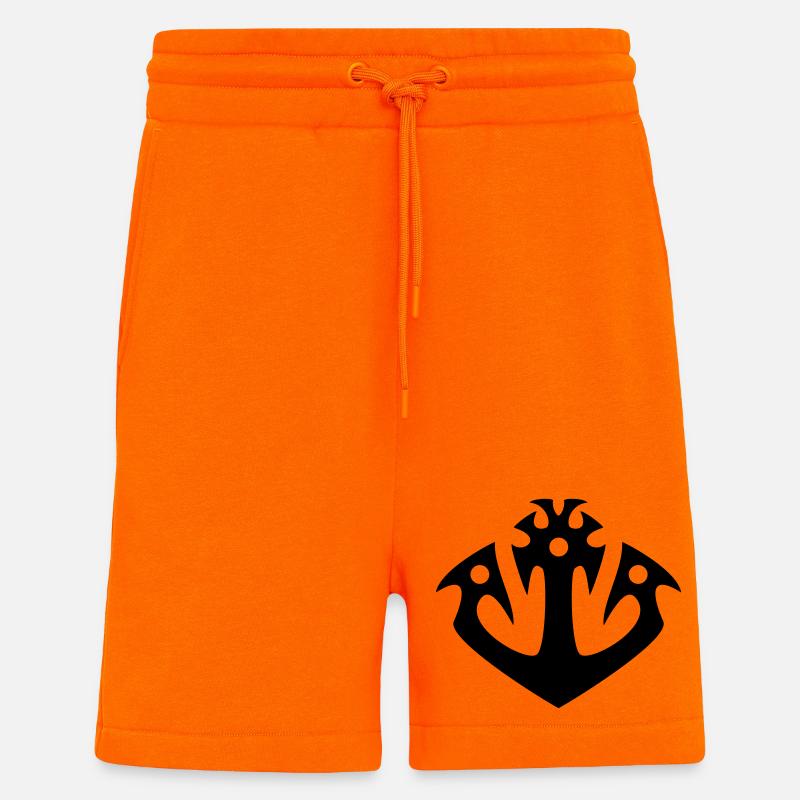 Anker Tribal Vikinger Nordmann - Shorts - made by SPREAD - SUNSET ORANGE