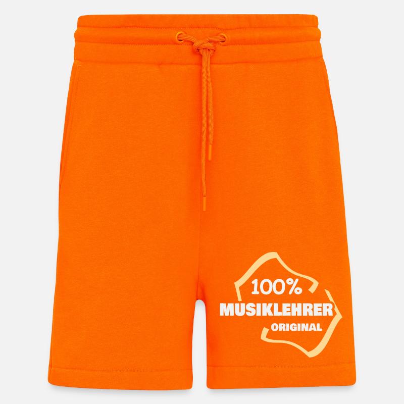 Musiklehrer als Arbeit - Shorts - made by SPREAD - SUNSET ORANGE