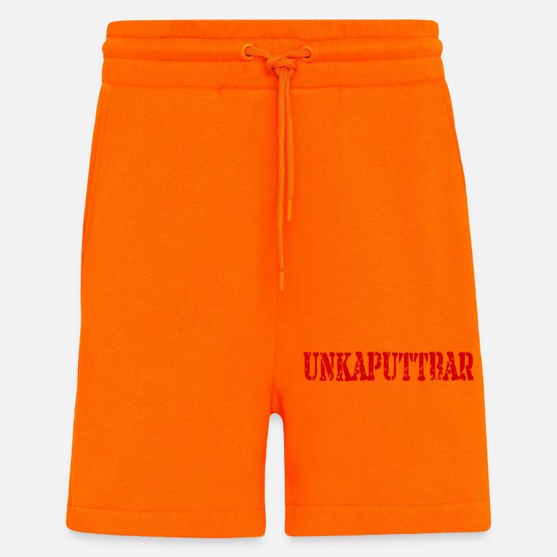 UNKAPUTTBAR - Shorts - made by SPREAD - SUNSET ORANGE