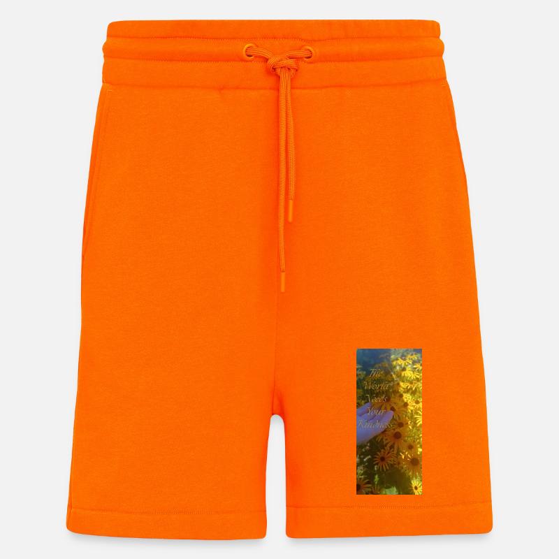 Positive Botschaft  - Shorts - made by SPREAD - SUNSET ORANGE