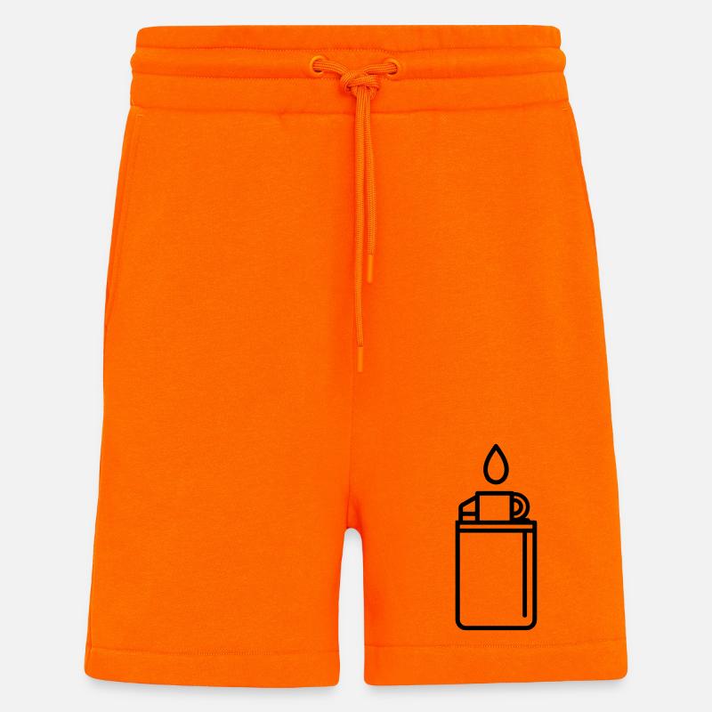 lighter - Shorts - made by SPREAD - SUNSET ORANGE