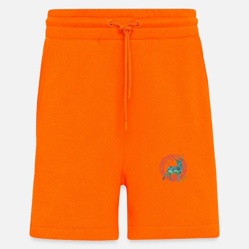 hirsch dwalin e 115 - Short bio décontracté fabriqué en UE - SUNSET ORANGE