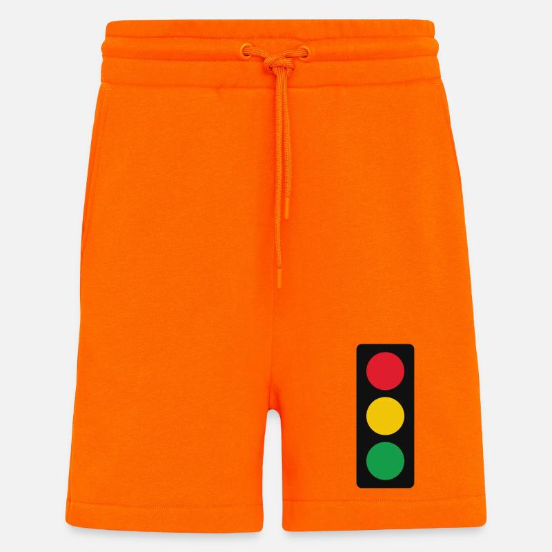 Traffic light - Shorts - made by SPREAD - SUNSET ORANGE