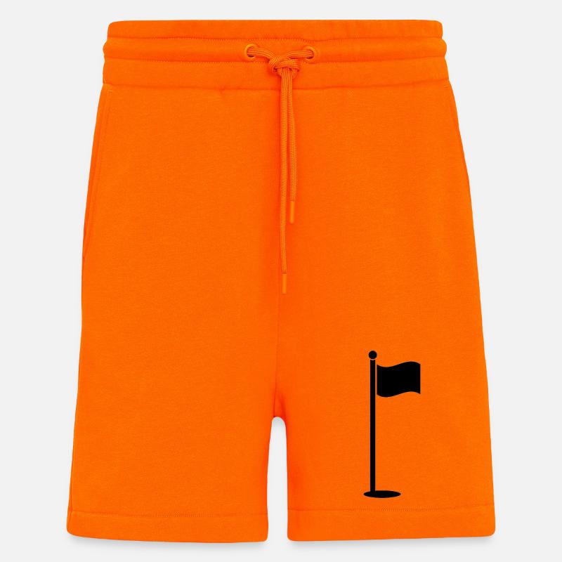 Golf flag - Shorts - made by SPREAD - SUNSET ORANGE