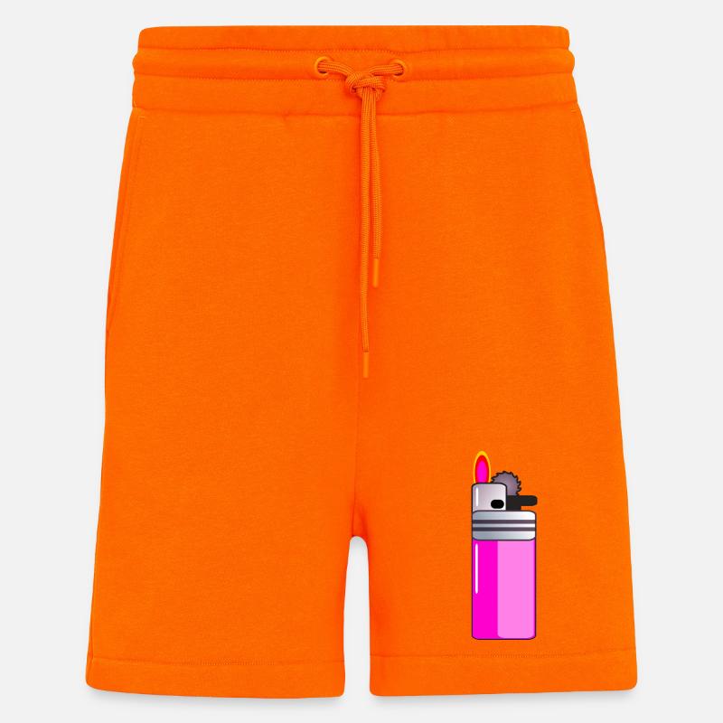 FIRE Lighter - Shorts - made by SPREAD - SUNSET ORANGE