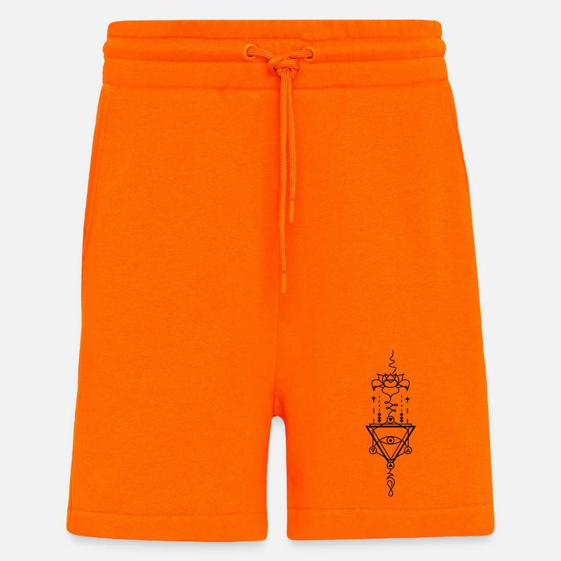 Elements Totem – Kraft der vier Energien - Shorts - made by SPREAD - SUNSET ORANGE