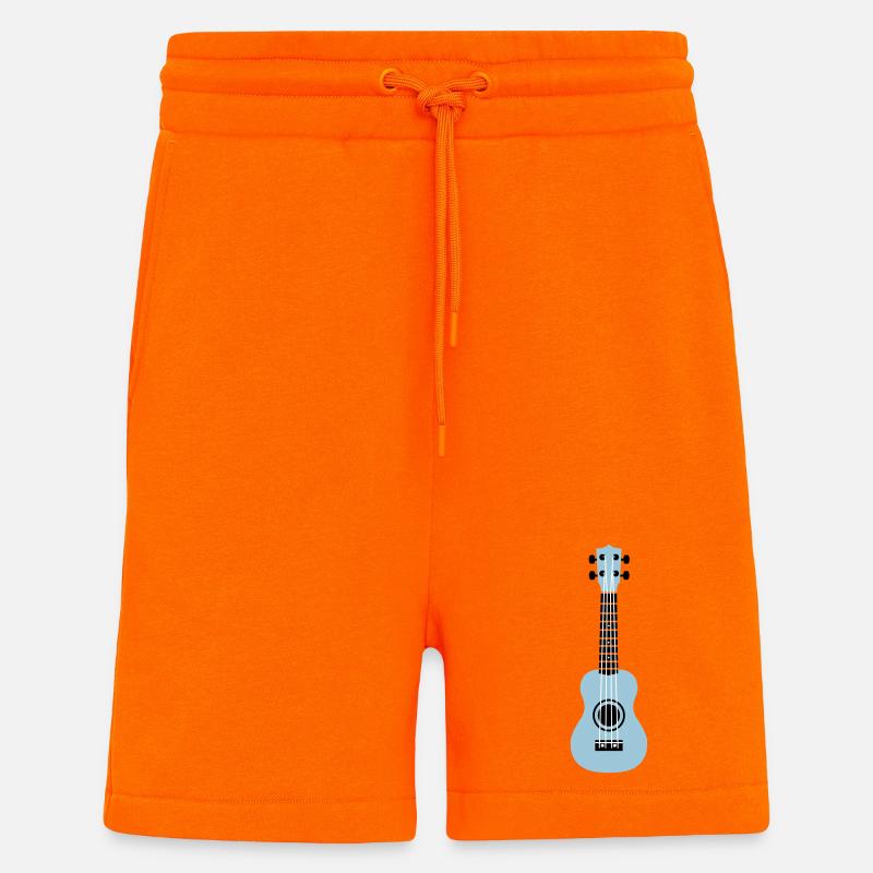 ukulélé - Short bio décontracté fabriqué en UE - SUNSET ORANGE