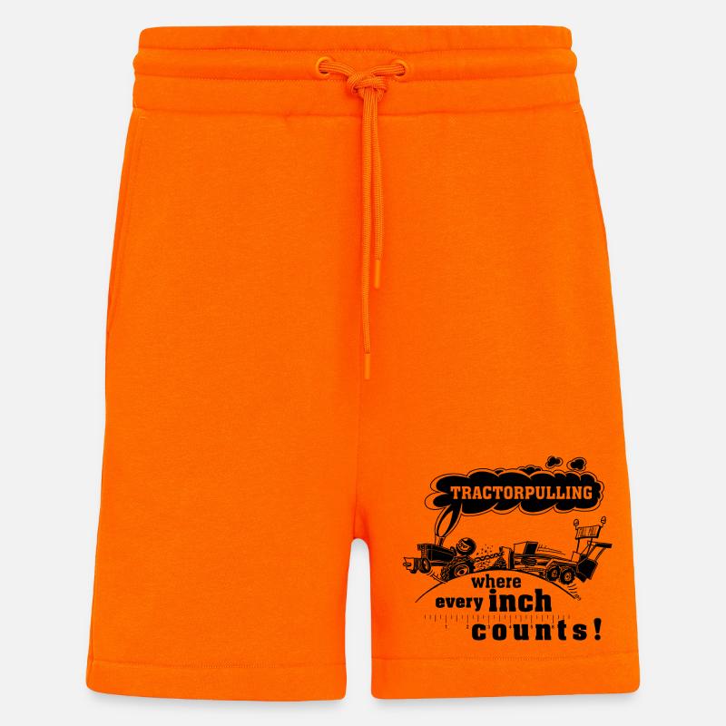 TP où chaque centimètre compte - Short bio décontracté fabriqué en UE - SUNSET ORANGE
