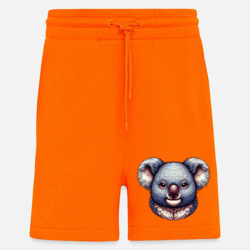 Koala - Short bio décontracté fabriqué en UE - SUNSET ORANGE