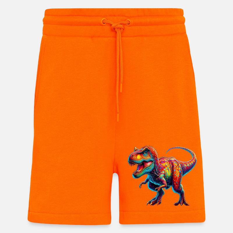 Dinosaurier - Shorts - made by SPREAD - SUNSET ORANGE